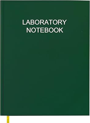 Lab NotebookLaboratory Notebook - .25 Grid Format, Laboratory Notebook Quad Ruled Science Lab Book with Grid Pages: Table of Contents for Chemistry, Physics, Biology, 8 x 10, Green