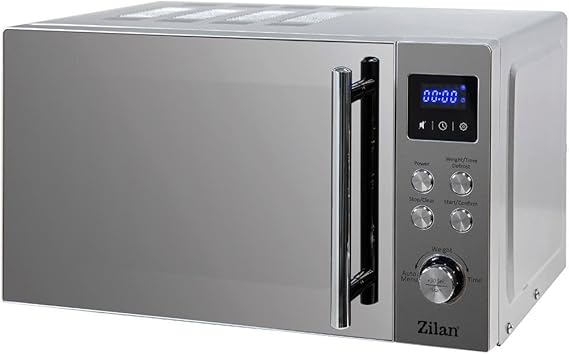 ZLN1238 Digital Microwave Oven | 20L | 700W Power | 6 Power Levels | Defrosting | Stainless Steel
