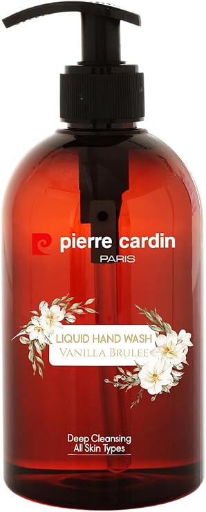 Pierre Cardin Liquid Hand Wash 480 ml – Vanilla Brulee - Liquid Soap - Vanilla Brulee