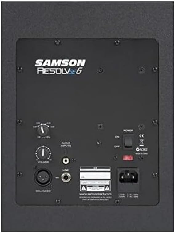 SAMSON Resolv SE6 2-Way Active Studio Reference Monitor (Single)