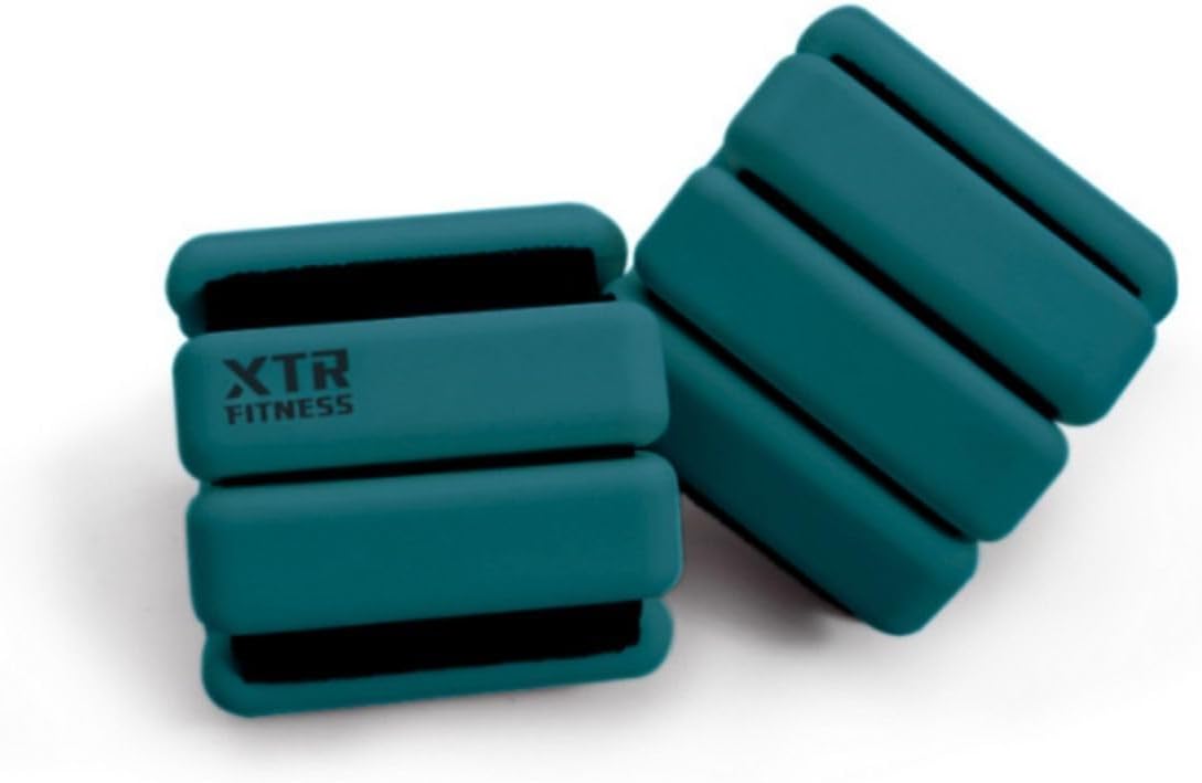 Pro Series Hand And Ankle Weight 500g X 2 Pieces (ADJUSTABLE) Petroleum Green