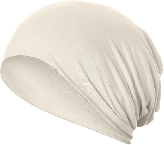 JarseHera Viscose Slouchy Beanie Soft Chemo Headwear for Women Sleep Caps