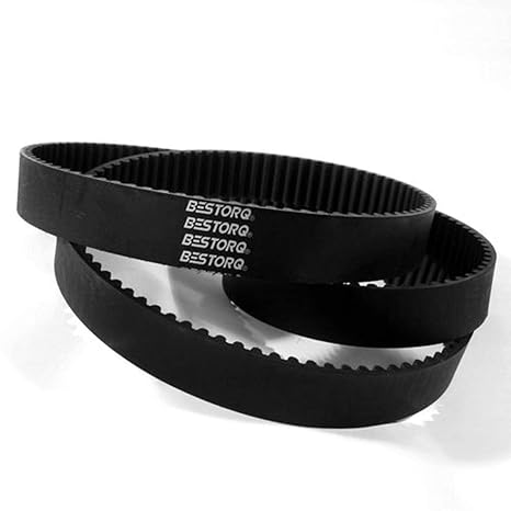 BESTORQ 500-5M-9 HTD Timing Belt, 500mm Outside Circumference x 9mm Width x 3.6mm Height, 5mm Pitch, 100 Teeth
