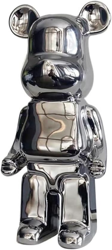 Bearbrick,28cm Violent Bear Collectible Sculpture Display Case Decoration