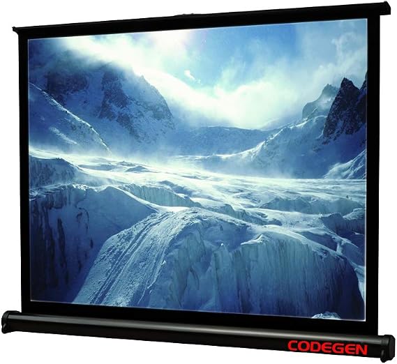 Codegen - Mx-40 81X61Cm Masaüstü Projeksiyon Perdesi-Taşıma Kılıfı Hediyeli
