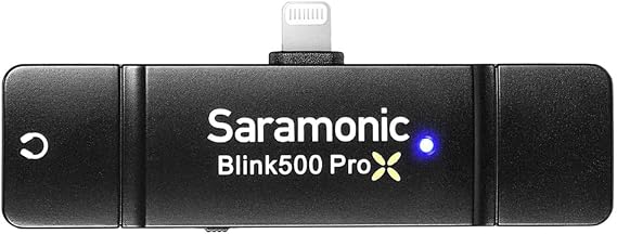 Saramonic Blink 500 Prox RXDi Lightning Dual Receiver for Blink 500 Prox TX Transmitters for iPhones & iPads (BLINK500PROXRXD)