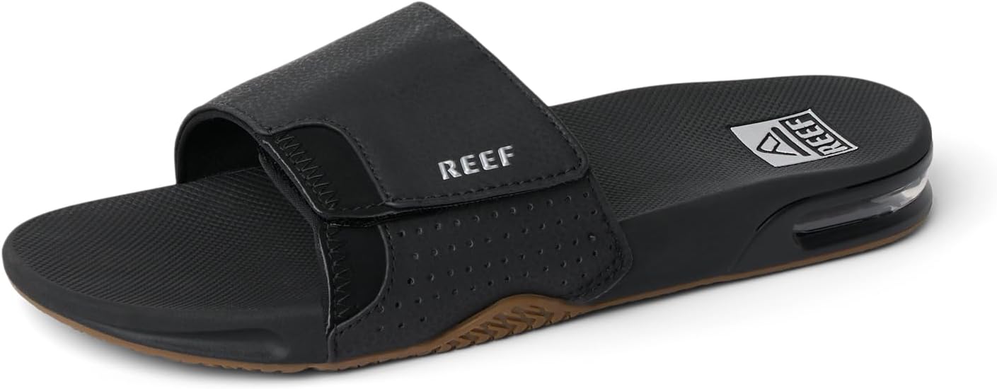 Reef Fanning Men's Slide Navy Orange Sliders Flip Flops Sandals