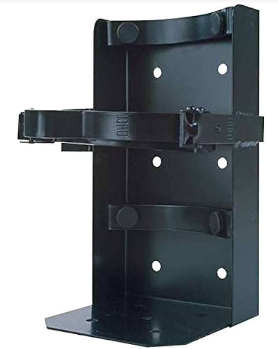 Amerex 810 Heavy-Duty Vehicle Bracket 2-Pack | Welded Steel + Quick-Release Strap for Trucks, Boats & Heavy Equipment