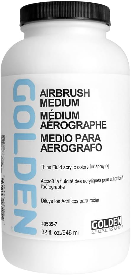 Golden Airbrush Medium - 32 oz Bottle