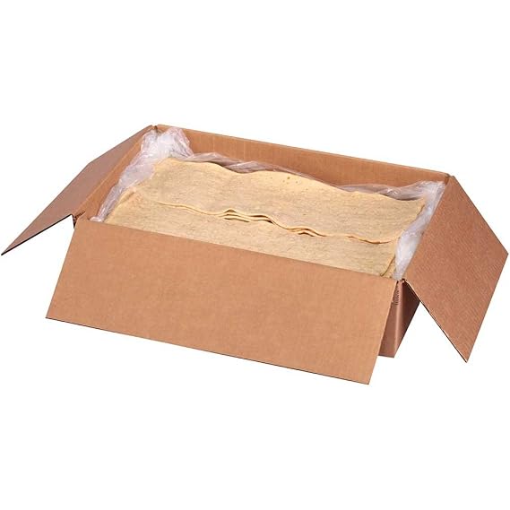 Krono White Rectangle Thin Flatbread, 5 x 17 inch -- 48 per case.
