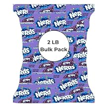 CandyKrave Nerds Mini Candy Bulk Grape Flavor - 2 lbs Pack Nerds Mini Boxes Stocking Stuffers Delicious Individually Wrapped Hard Candy for Kids, Birthday Parties & other Occassions