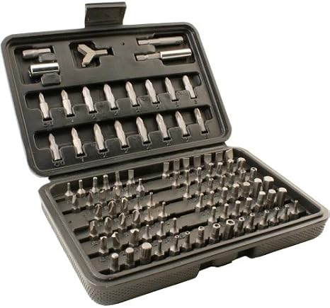 100 pc. Tamper Proof Security Screwdriver Bit Set