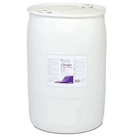 Alconox Citrajet 2055 Low Foaming Acid Liquid Detergent and Cleaner, 55 Gallon Drum