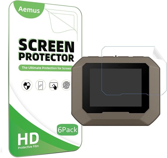 Screen Protector Compatible for Garmin Xero C2 Chronograph / C1 Pro Chronograph (6 Pack) HD PET Protector Film