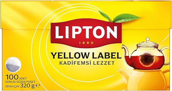 Lipton Yellow Label Demlik Poşet Çay, 100'lü, 320g