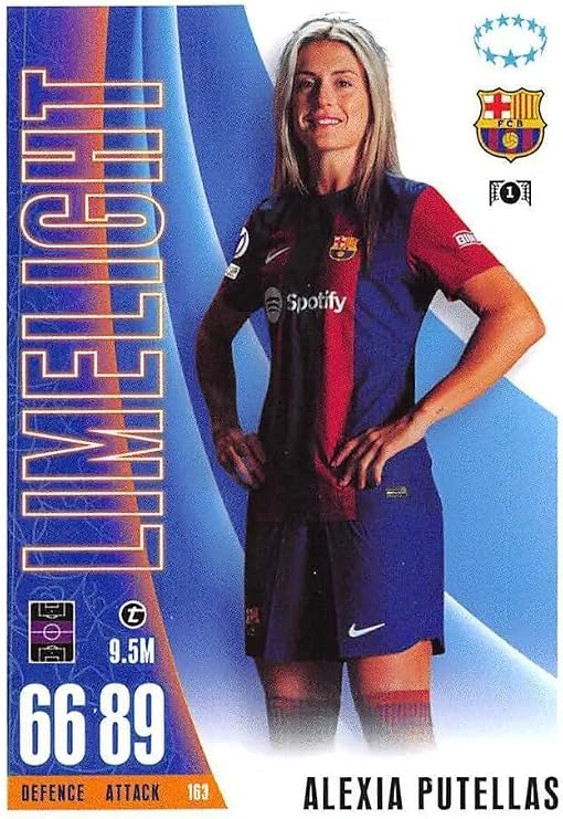 Match Attax Extra 2023 2024 Alexia Putellas Limelight Trading Card