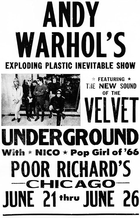 Artist Unknown Andy Warhol's The Velvet Underground Concert Poster