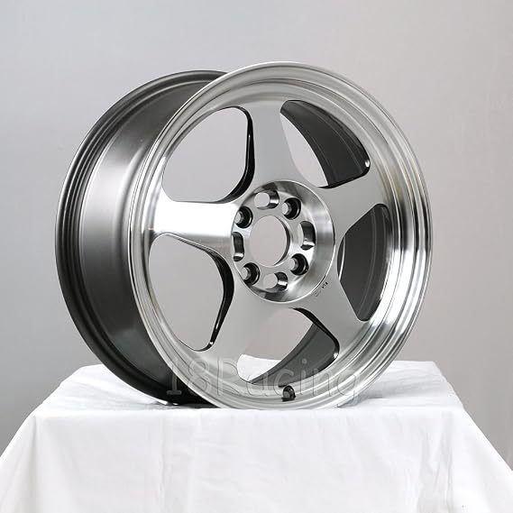 4 Pcs Rota Slipstream Wheels 15x6.5 Pcd:4x100 Offset:40 Hb:67.1 Full Polish Gunmetal