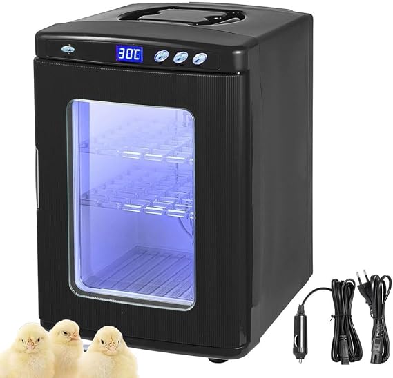 25L Reptile Incubator Egg Incubator, Scientific Lab Incubator Cooling And Heating Thermostat Box, 5°C-60°C Temperature Control & Digital LED & Lighting, For Reptiles Chameleon Lizard Turtle