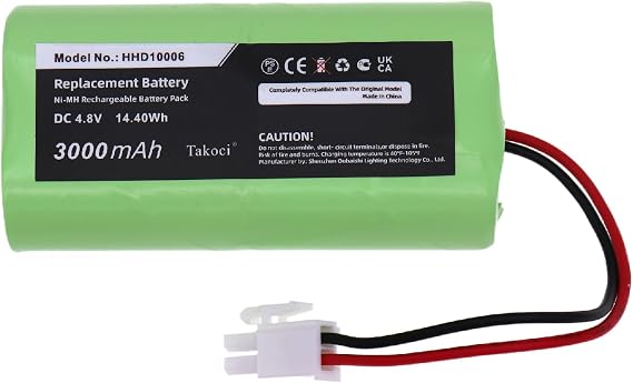 4.8V 3000mAh Battery Replacement for Defender, Executive, Executive Magnet Traps M, H-SC3000X4, Independence, Liberty, Liberty Plus, MM3100, MM3300, MM3400, 565-021, HHD10006, MM565021
