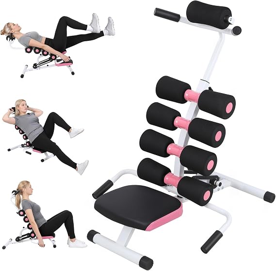 Mini Inversion Table for Back Pain Relief, 350lbs Capacity Portable Foldable Back Stretcher with Adjustable Support, Lumbar Decompression Equipment for Home Gym, Spine Realignment Yoga STO