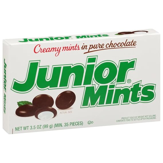 Junior Mints, Theater Box, 3.5 Ounce