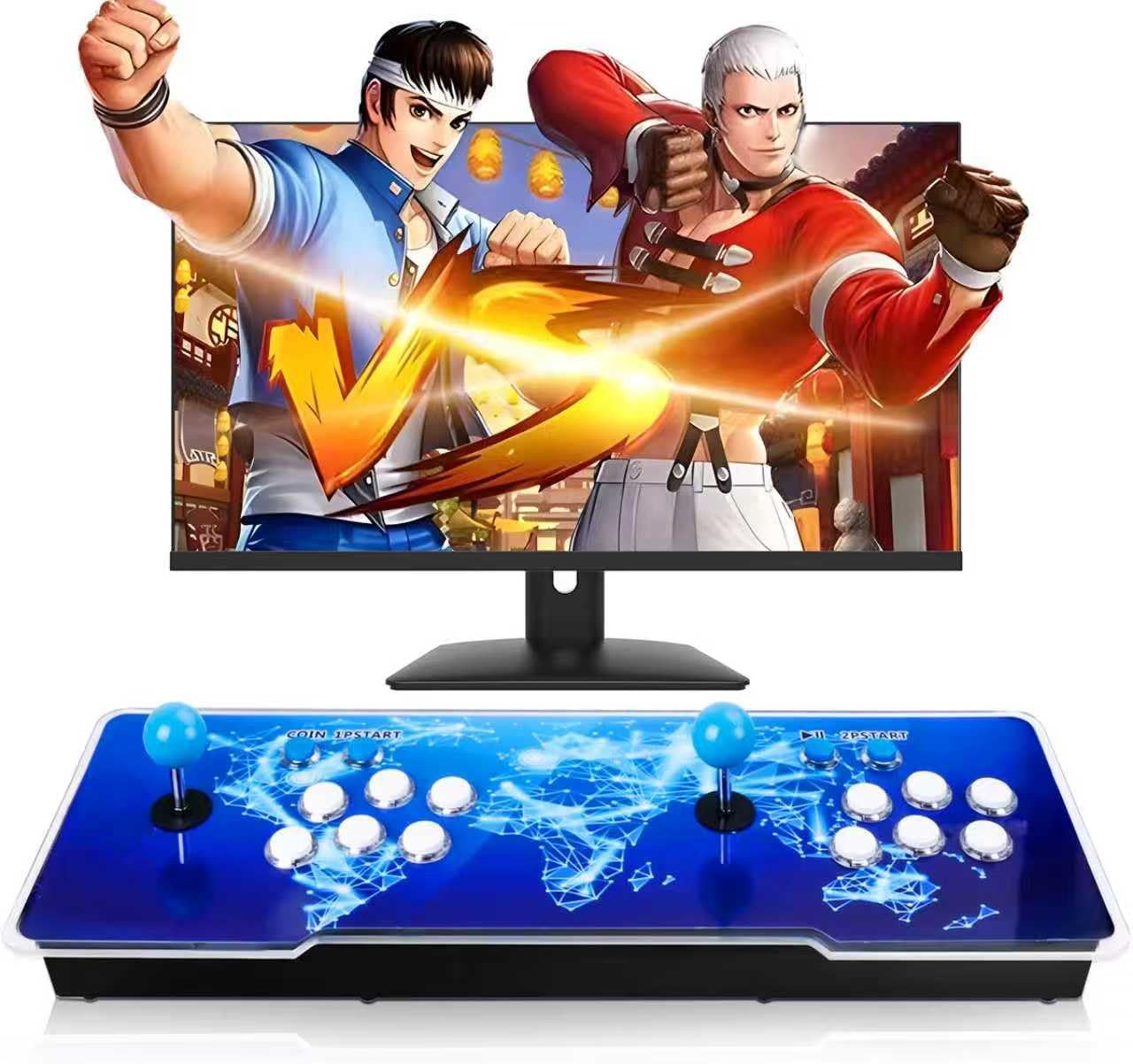 32000 in 1 Pandora Box, Retro Arcade Console, Plug and Play Video Game, 1280x720 Display, 3D Game, Double Joystick Favorite List Game Category Store/Search/Hide/Pause Overall