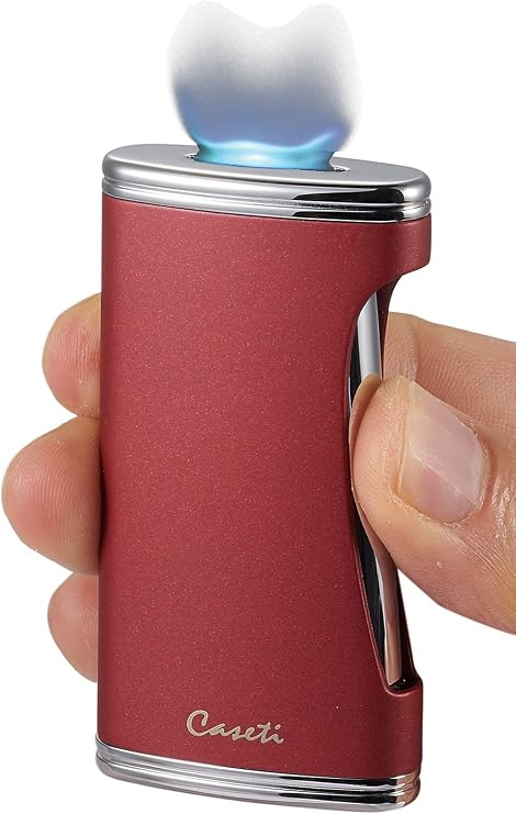 Caseti BigFlat Flat Flame Cigar Lighter (Shipped Without Butane)