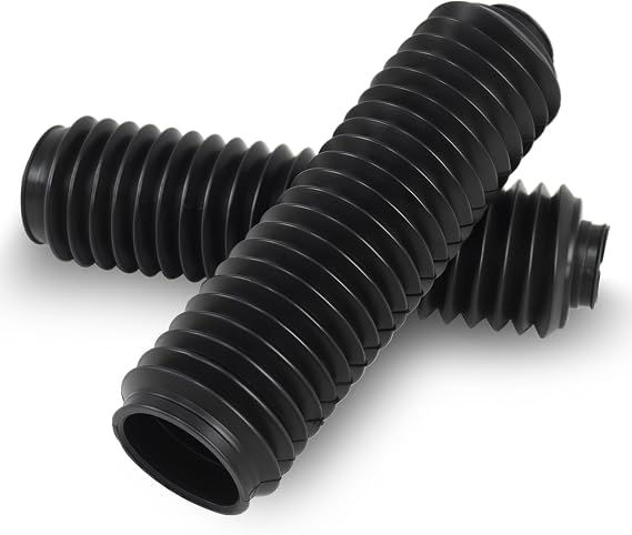 Motorcycle Dust Rubber Shock Boots, Front Fork Gaiters Cover Protectors