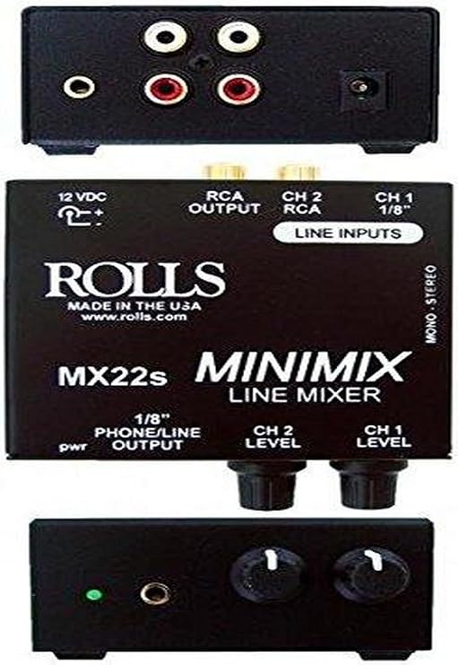 rolls MX22S Mini Mix 1/2 Rack Mic Source