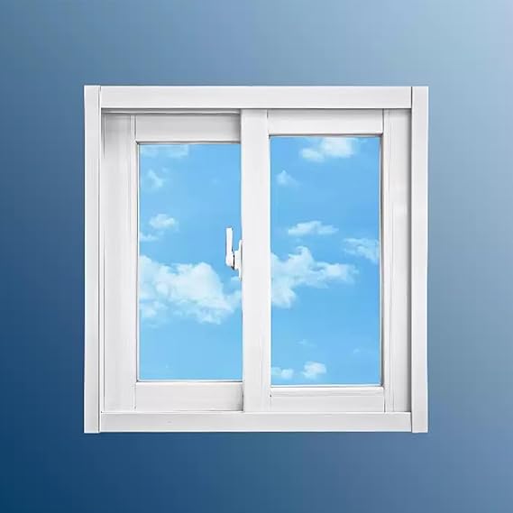 Home Window Replacement, Bathroom Small Horizontal Sliding Window,,41x28in / 104x71cm White,Basement Slider Window with Screen