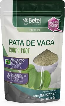 Betel Natural Pata de Vaca (Cows Foot Herb) Sourced from Brazil - 8 Oz Powder