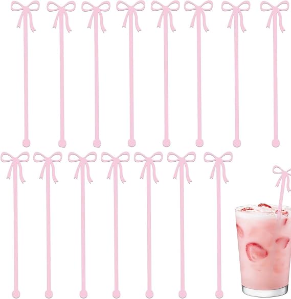15 Pieces Cocktail Stirrers, 14.9 cm Acrylic Reusable Stirrers for Cocktails, Coffee, Juice, Stirrers for Home and Bar Use