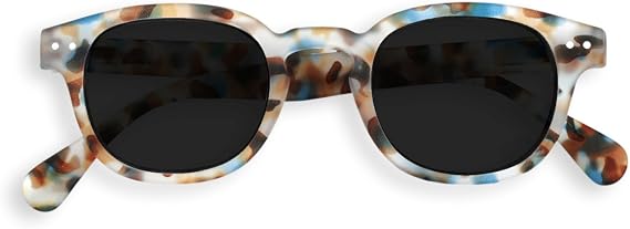 Izipizi Rx Reader Sunglasses C-Frame | Blue Tortoise Grey - Rx +0.00