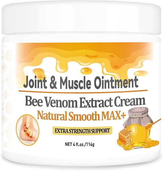 Bee Venom Cream, Advanced Joint & Bone Cream, New Professional Cream, Gel, for Whole Body,Back, Neck, Hands, Knees
