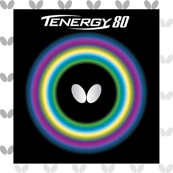 Butterfly 05930 Table Tennis Rubber Tennasy 80 High Tension Rubber Back