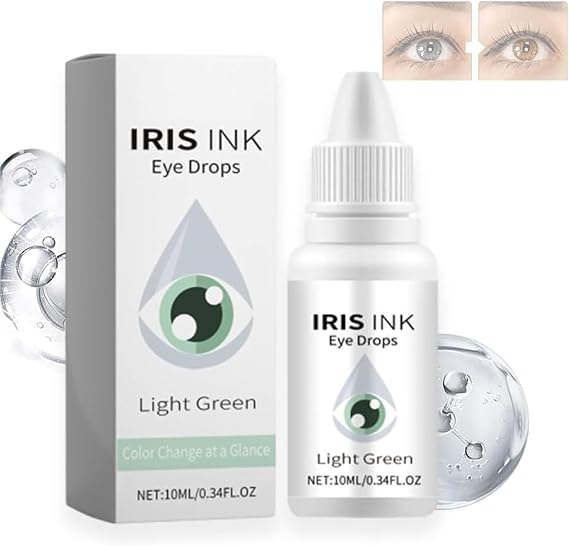 Eye Color Changing Drops, Irisink Pro Eye Drops, Fancy Drops Change Your Eye Color, Irisink Eye Drops, Color Changing Eye Drops, Lighten & Brighten Your Eye Color (Green)