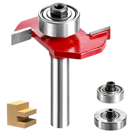 3 in 1 Biscuit Jointer Router Bit 1/4" Shank Slot Cutter Set