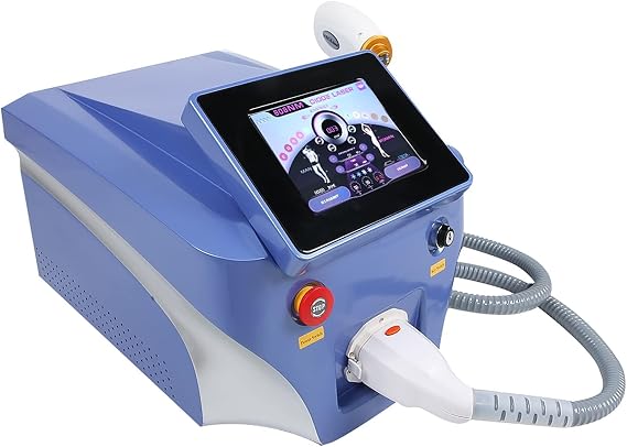 808 Diode Laser Permanent Hair Removal Machine, Portable Hair Removal Machine for Women Men Facial Legs Arms Whole Body Use, Professional Hair Remover with 3 Wavelength