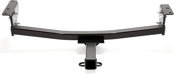 ECOTRIC 2" Class 3 Tow Trailer Hitch Receiver Compatible with 2008-2020 Nissan Rogue Models 2014 2015 Nissan Rogue Select Square Steel Rear Trailer Tow Hitch Receiver Powder Coated Black
