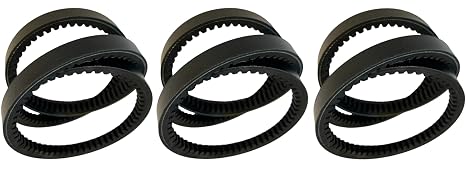 Bulk 3-Pack of Classical Wrapped RMA Grade AX Section V-Belts, AX46 Belts, 1/2" Width, 5/16" Height, 48" Circumference