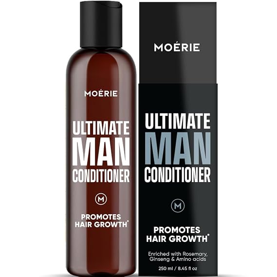 Moerie Ultimate Men Hair Growth Conditioner, Hair Loss Solution for Men with Biotin and Rosemary, Thickening Conditioner for Thinning Hair Ultimate Boost for All Hair Types