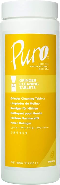 Urnex Puro Caff Grinder Cleaner - 430 Grams - Grinder Cleaning Tablets For Professional Barista Use