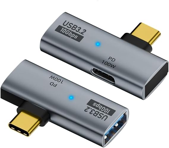 ZAMZAM USBC to OTG 10Gbps 100W Compatible with Asus V500KL Allows Full USB 3.2 Storage, Accessory, Keyboard, Mouse, Gamepad, +More SSE and Fast Charging at The Same Time