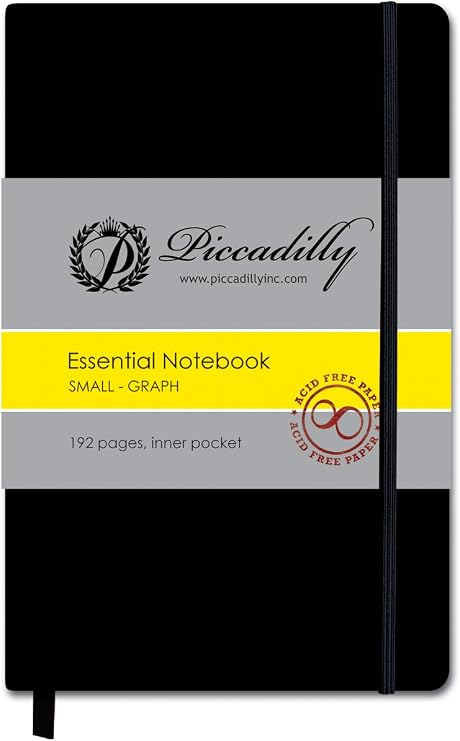 Essential Small Graph Journal-Black