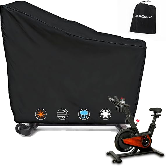 Exercise Bike Cover Waterproof Oxford, Fits Peloton & Upright Bikes
