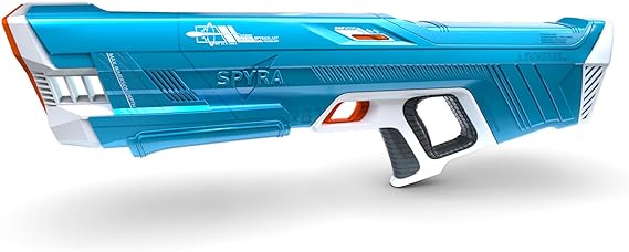 SPYRA Electric Water Blaster, Outdoor Squirt Gun for Pool Games, Blue