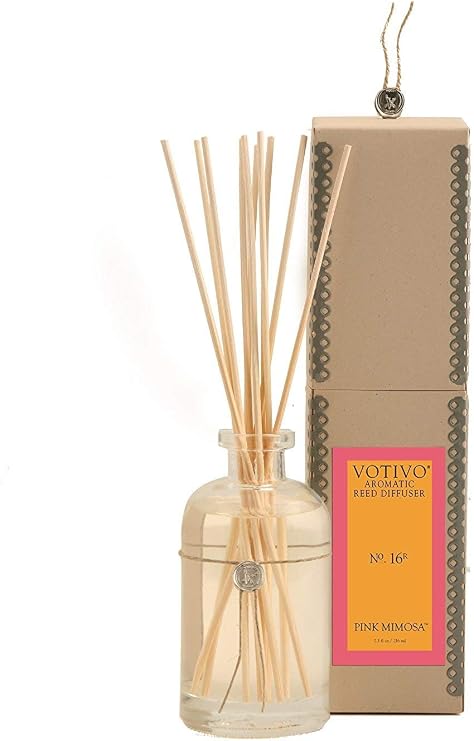 Votivo, Reed Diffuser Aromatic Candle Pink Mimosa