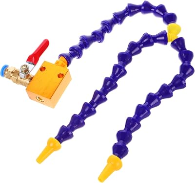 Happyyami Flexible Coolant Line for Machine Tools Engraving Machine Coolant Spray Hose Water Play Table Quick Connect Fitting