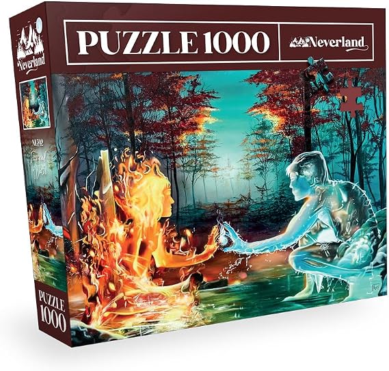 Neverland 1000 Parça Puzzle - FIRE AND WATER (ATEŞ VE SU)